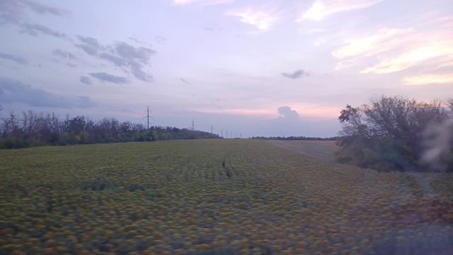 Вечер в Михайловском районе Волгоградской области