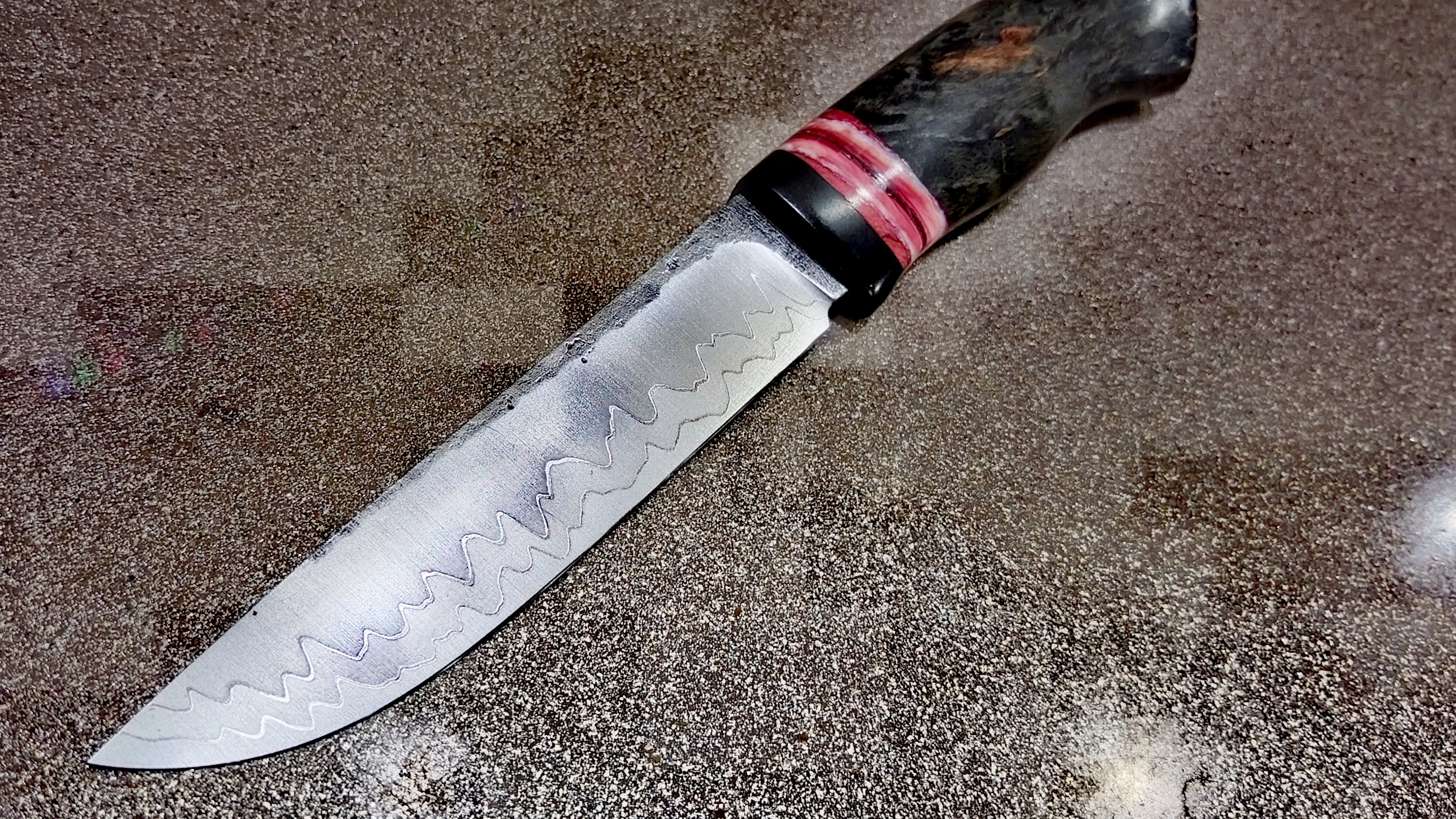 Шикарный НОЖ !! Первая моя работа в этом году!! #ножиручнойработы #рыбалка #охота. смотреть онлайн