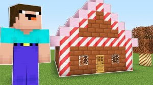 НУБ НАШЕЛ ДОМ ИЗ КОНФЕТ В МАЙНКРАФТ ! НУБИК И ДЕРЕВНЯ ИЗ КОНФЕТ ТРОЛЛИНГ ЛОВУШКА В MINECRAFT