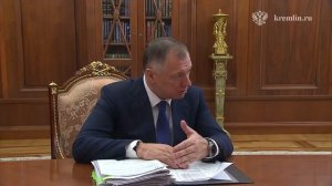 Владимир Путин встретился с губернатором Ярославской области Михаилом Евраевым