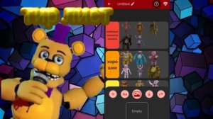 тир лист анимотронников по фнаф 1часть