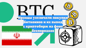 Иранцы резко увеличили покупку биткоинов на фоне протестов и падения риала