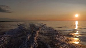 Красивый закат. Иду домой