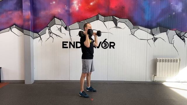 жим гантель стоя / dumbbell press смотреть онлайн