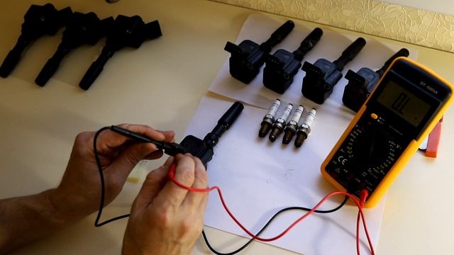 Катушки зажигания SURAI для двигателя VAG 1.4 TSI замер сопротивления и сравнение с оригиналом смотреть онлайн