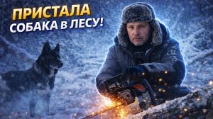 НЕОЖИДАННЫЙ НАПАРНИК В ЛЕСУ — СОБАКА И ТЯЖЁЛАЯ ДОРОГА
