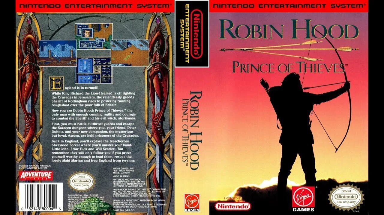 Robin Hood Prince of Thieves (NES) смотреть онлайн