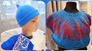 Сомнения опять терзают 🐴, но настрой боевой ✊Связала шапку с пипкой😁