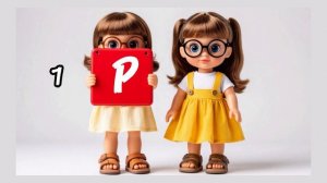 Букву назови, сколько пальчиков - покажи