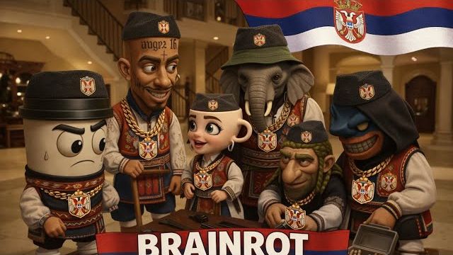 СЕРБСКАЯ BRAINROT БАНДА: Новые короли балканского хаоса | Эксклюзивный выпуск РЕАКЦИЯ смотреть онлайн