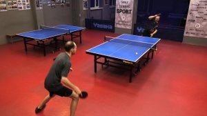 матч-реванш однажды Чирков А. - Рыбкин Р. 02.01 после турнира по настольному теннису