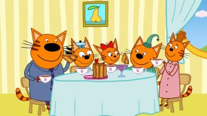 Три Кота День рождения на природе