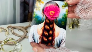 АРОМАСАШЕ-ОТКРЫТКА . « КЛЕМАТИС»