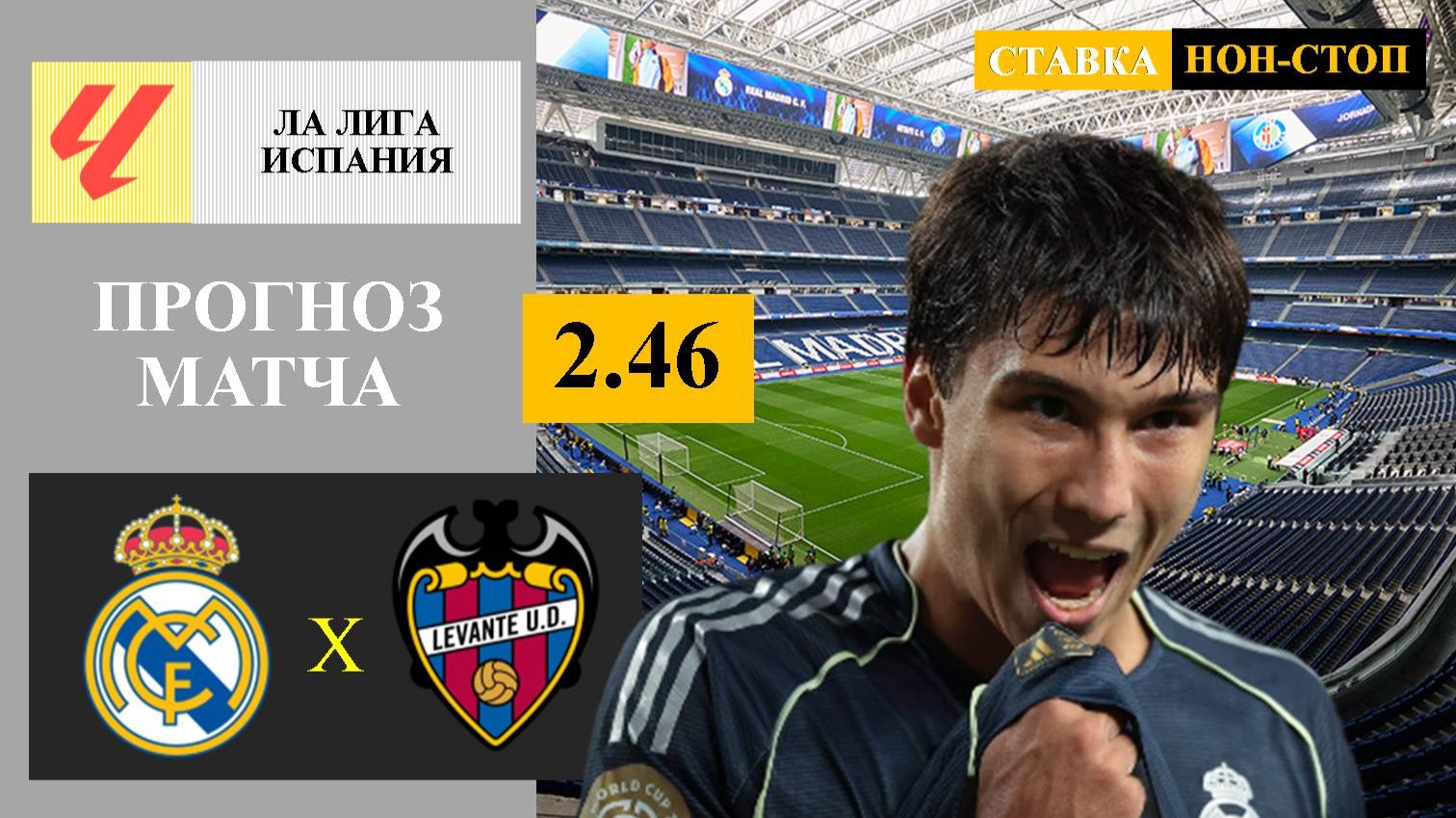 Реал Мадрид - Леванте прогноз смотреть онлайн