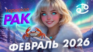 Рак гороскоп Февраль 2026 ☀️ СОЛНЕЧНОЕ ЗАТМЕНИЕ ☀️