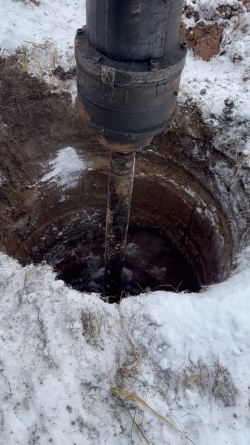 Бурение колодца машиной смотреть онлайн