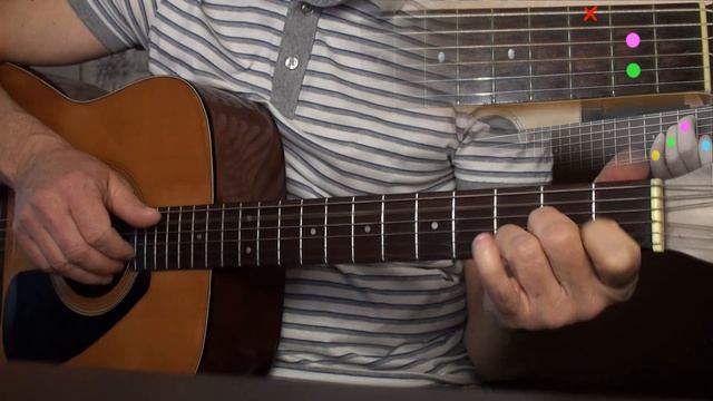 Как играть на гитаре песню "Белеет парус одинокий" смотреть онлайн