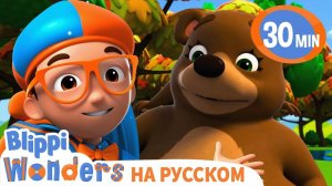 Медвежья спячка | Изучай этот мир вместе с Блиппи | Обучающие видео для детей | Blippi Russian