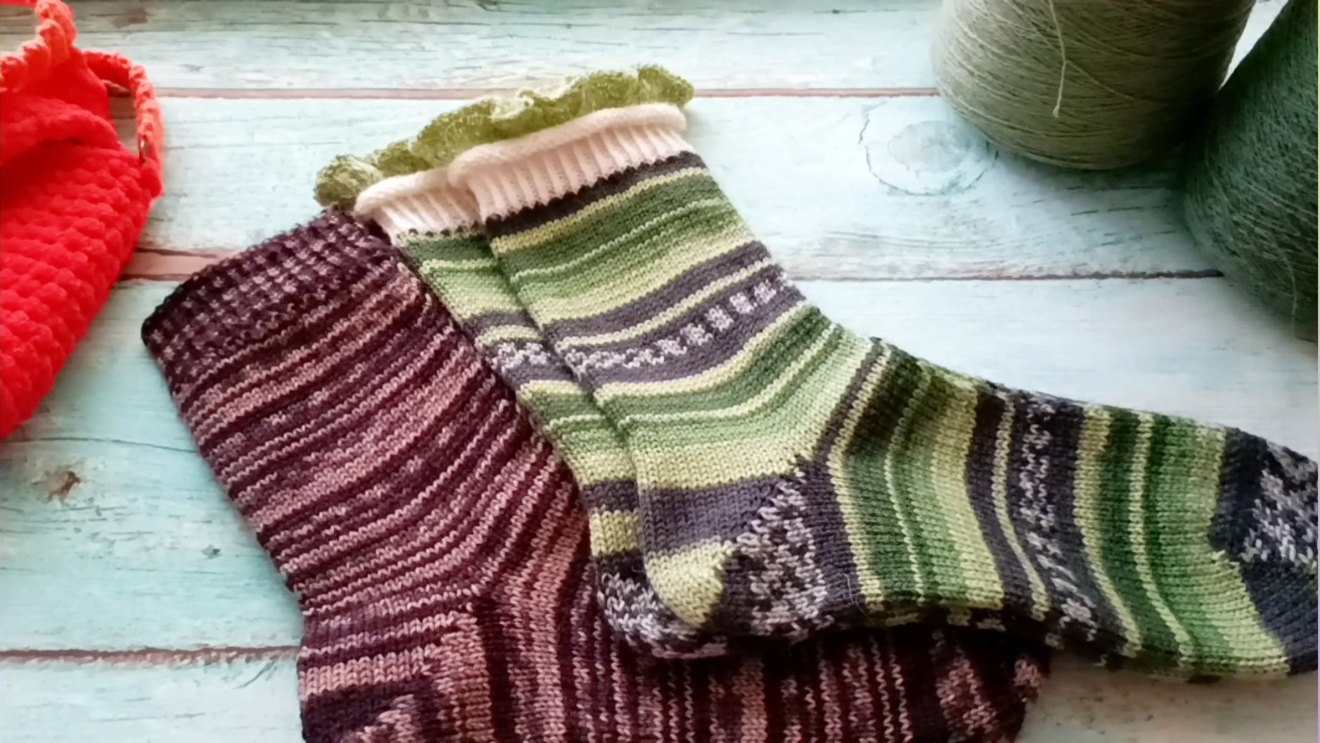 Носки / сумочка / чепчики / покупка. смотреть онлайн