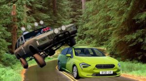 Crash BeamNG Drive - Аварии внедорожников