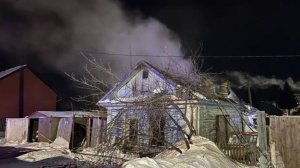 Два ремонтника погибли на пожаре в частном доме в Омской области