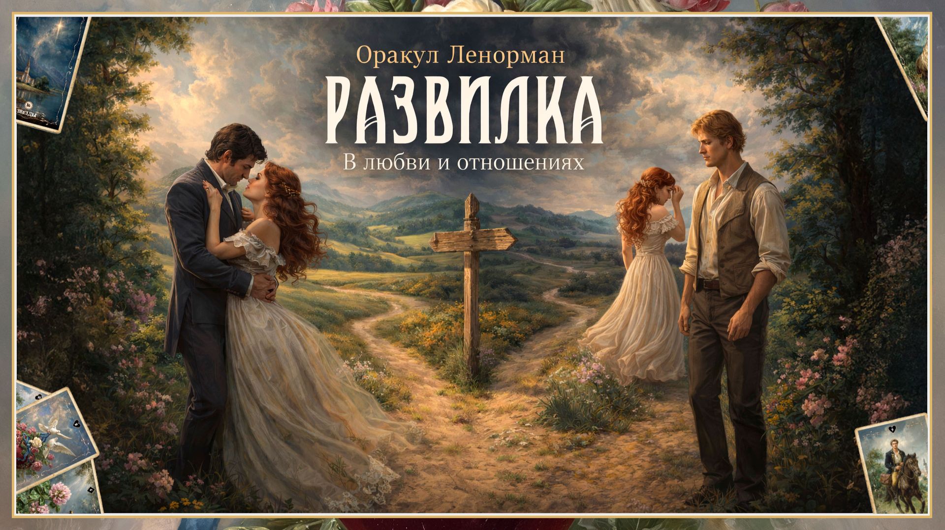 Ленорман Развилка - значение в любви и отношениях смотреть онлайн