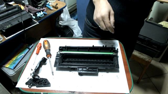 SAMSUNG 4200 бледно печатает.Заправка,чистка. смотреть онлайн