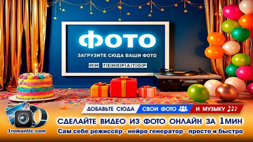 Сделать видео из фото смотреть онлайн