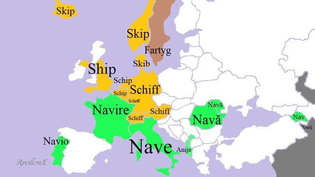 Названия транспортных средств в европейских языках смотреть онлайн