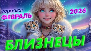 Близнецы гороскоп Февраль 2026 ☀️СОЛНЕЧНОЕ затмение ☀️