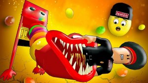 СТРАШНАЯ ГОРКА ПОЖИРАТЕЛЬ! Нубастер