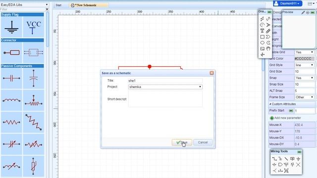 EasyEDA -Создание схем и печатных плат смотреть онлайн