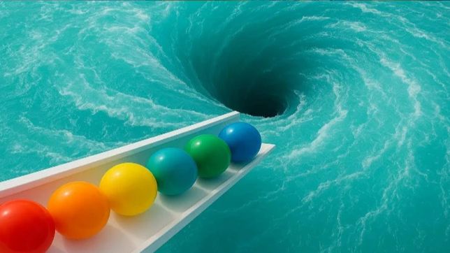 ШАРИКИ КАТЯТСЯ ПО ДЕРЕВЯШКАМ asmr Мультик про шарики ДЕТЯМ ГОНКА Шариков смотреть онлайн