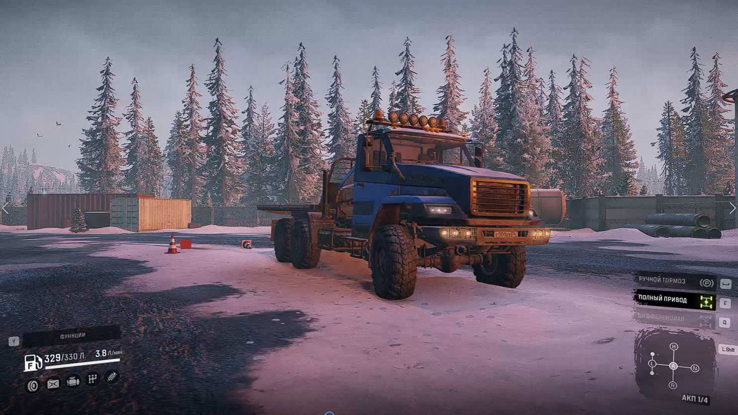 SnowRunner Доставить на стоянку смотреть онлайн