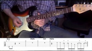 Matt Schofield-Anything But Time(guitar solo,tab)