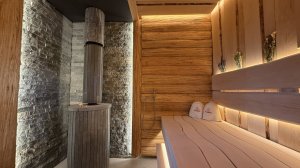 Липа c лыком и необрезная ольха в парной с печью Ферингер