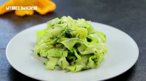 Оригинальный ЗАКУСЬ! Маринованные кабачки быстрого приготовления!