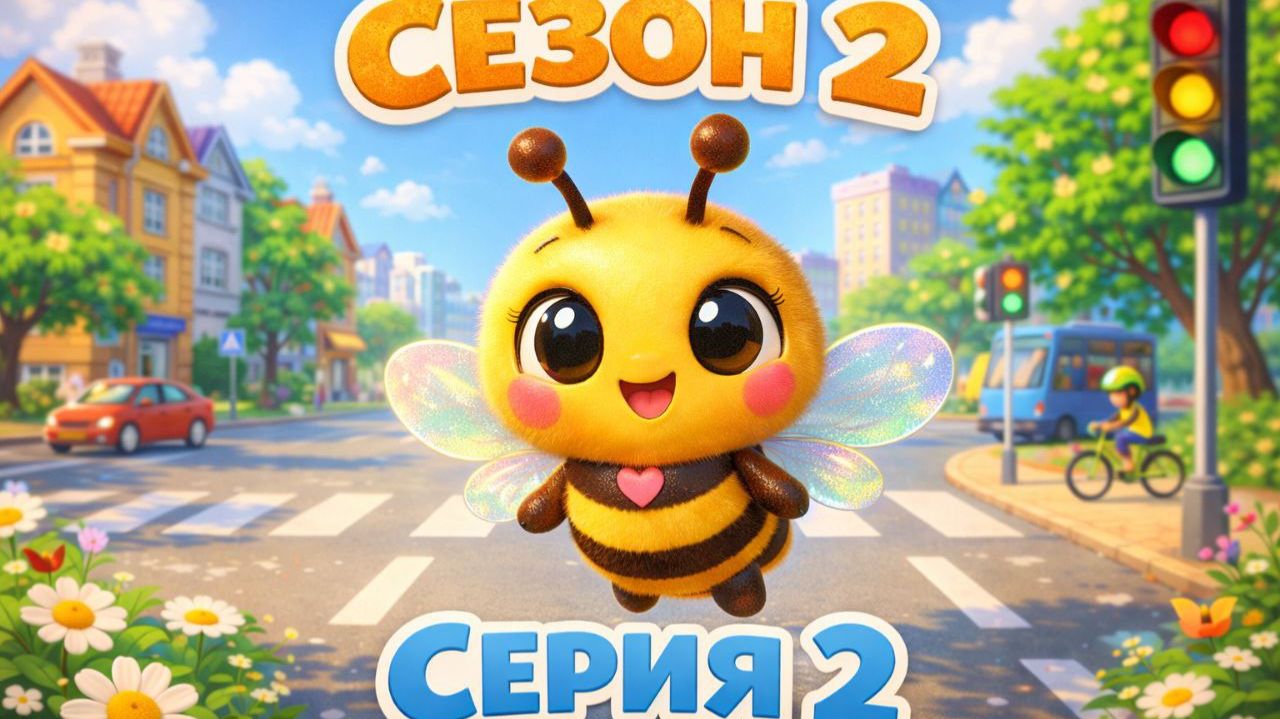 Пчелка Жужужу и цветочный праздник - 2 серия 2 сезон смотреть онлайн