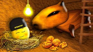 ПОБЕГ ОТ КАПИБАРЫ В ROBLOX !