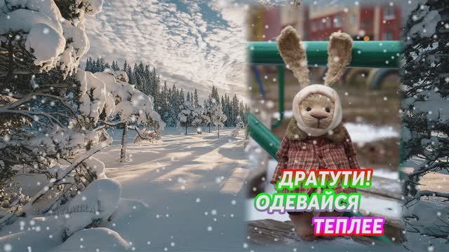 Привет! ❄️Холодно! Одевайся теплее! смотреть онлайн