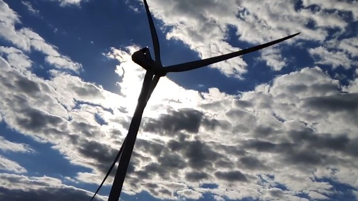 Ветропарк Ростовская область 920 км М4. смотреть онлайн