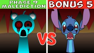 Sprunki Phase 9 Malediction VS BONUS 5