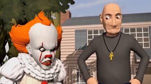 Мороженщик против пеннивайза