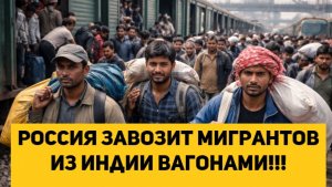 Россия завозит мигрантов из Индии вагонами!!!