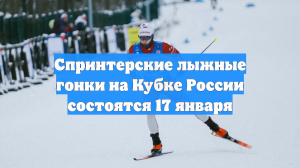 Спринтерские лыжные гонки на Кубке России состоятся 17 января