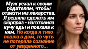 Жизненные Истории/Муж уехал к своим родителям, чтобы отвезти им лекарства, а я решила сделать им