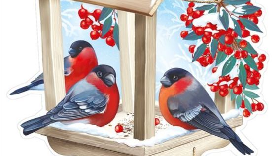 Прилетели сороки полакомиться в кормушке ПОДПИШИСЬ смотреть онлайн