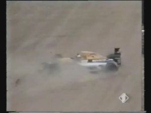 Формула 1. Вылет Мэнселла на Гран-при Южной Африки 1992 (субботняя квалификация)