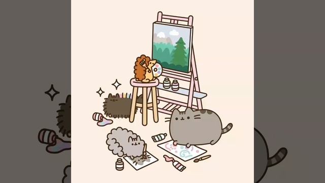 🐈Кот пушин и друзья рисуют 🎨🖌️ смотреть онлайн