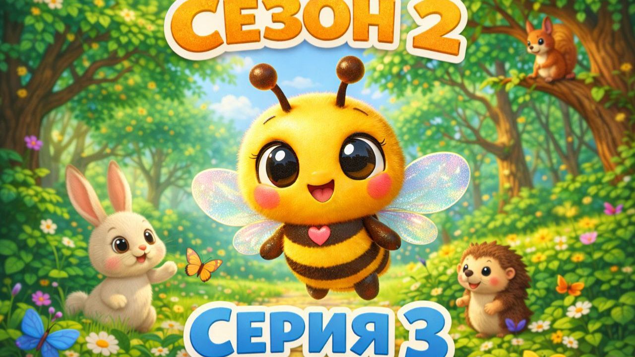 Пчелка Жужужу находит друзей - 3 серия 2 сезон смотреть онлайн